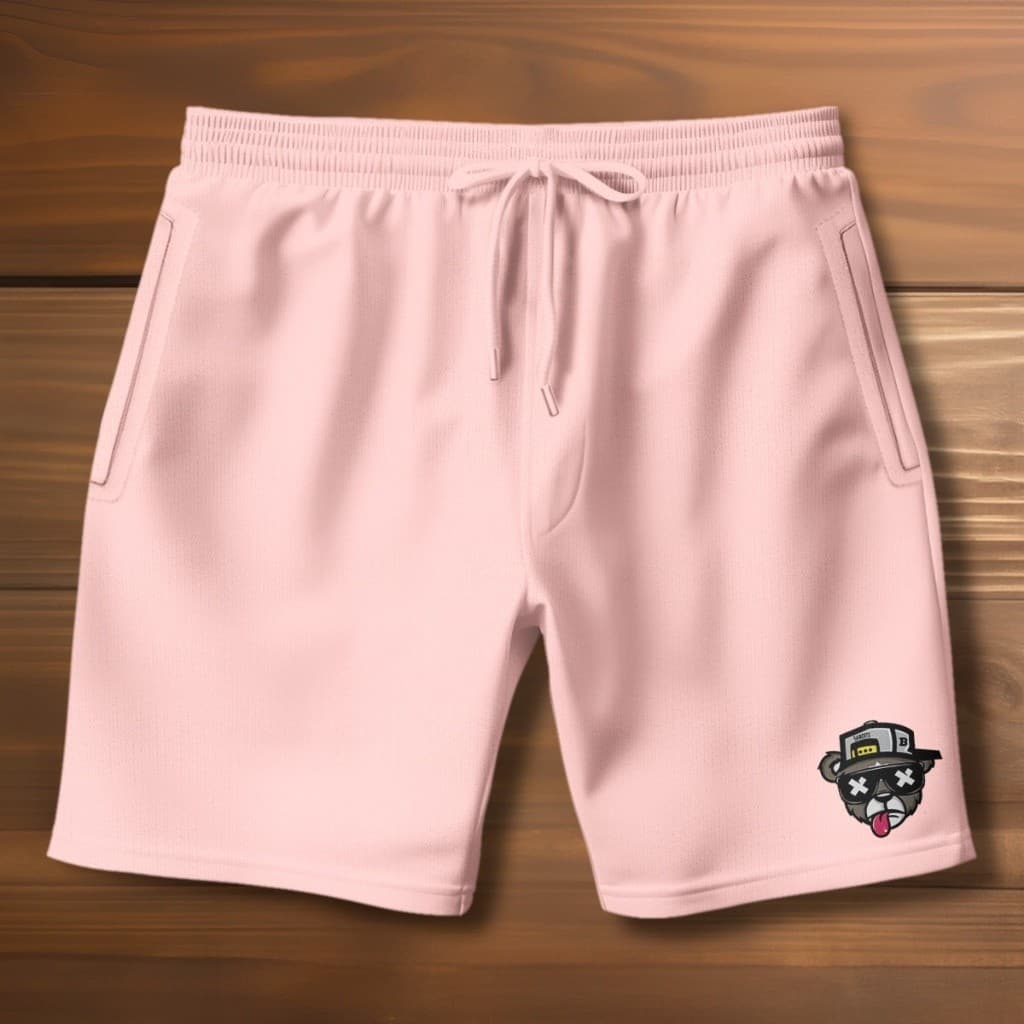 Short  Moletom Urso Boladão100% Algodão estilo Mauricinho Bermuda Masculino Treino