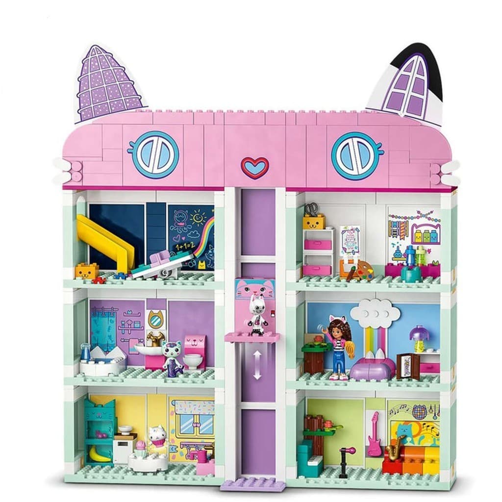 Lego Casa Mágica Da Gabby 498 Peças Coloridas 10788