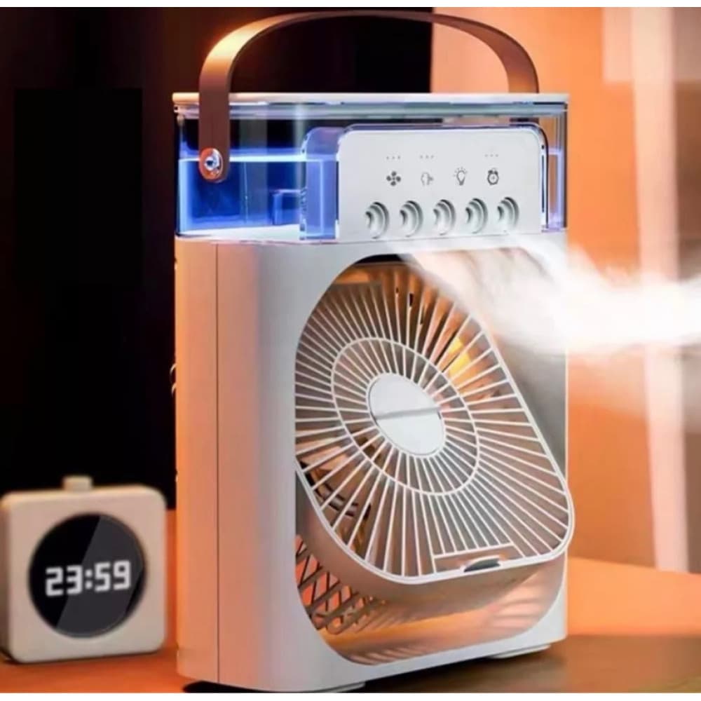 Ventilador com Umidificador e Climatizador de Ar Portatil