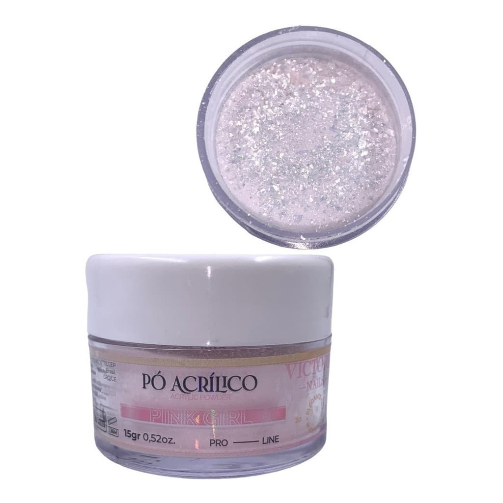 Pó Acrílico Victoria Nails Linha Pro Alongamento De Unha