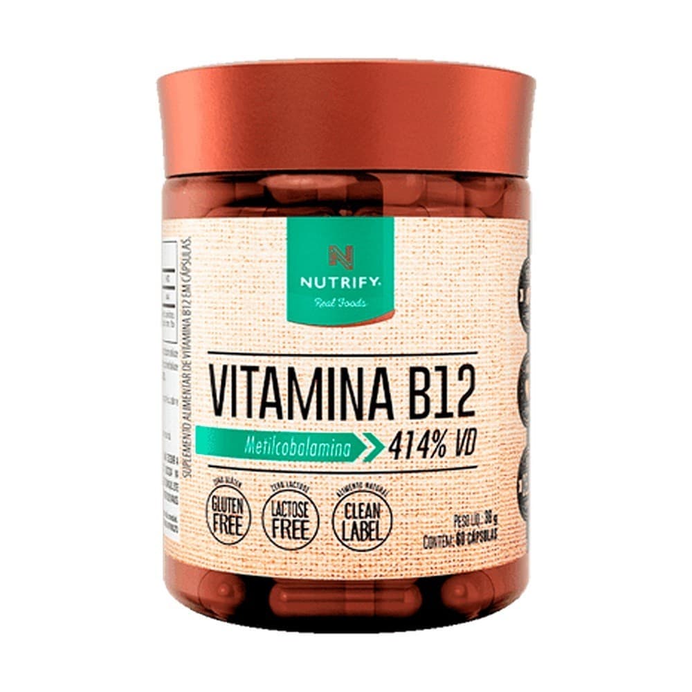 Vitamina B12 Metilcobalamina com 60 Capsulas