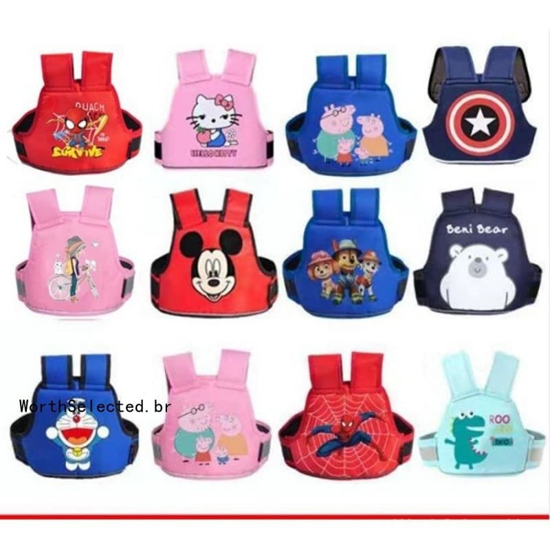 Cinto de Segurança Infantil para Motocicletas KidsCarrier Ajustável Scooter 0EYE