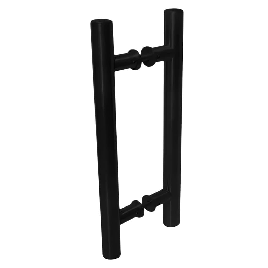 Puxador inoxidavel tubular 30 cm portas de vidro madeira- varias cores