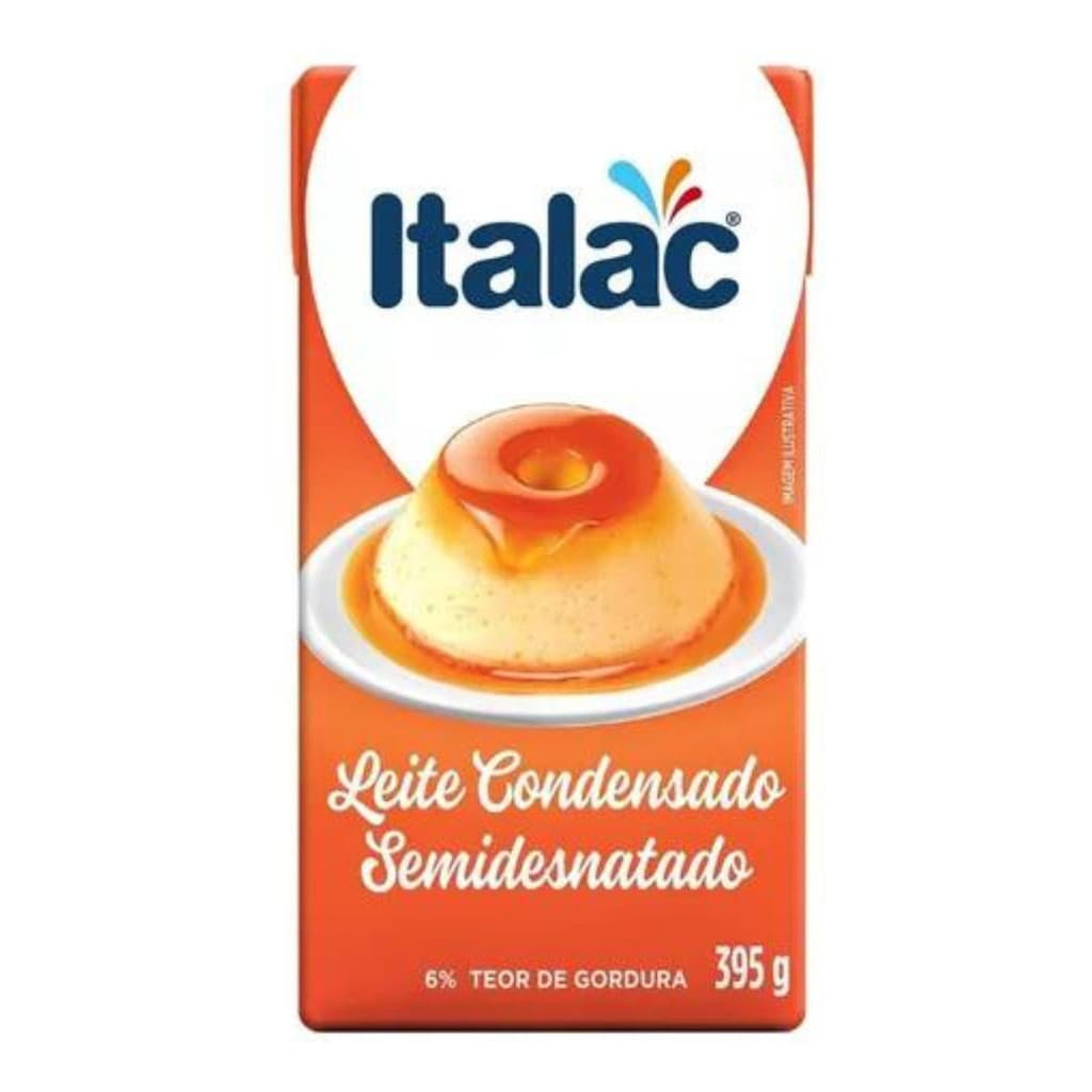 Leite Condensado Semidesnatado Italac Caixa 395g