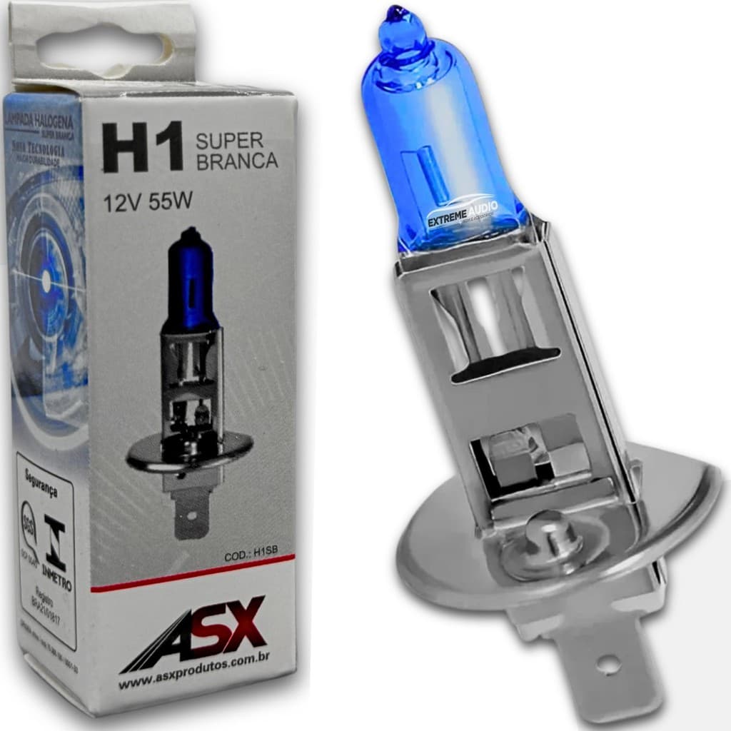 Lampada H1 Super Branca 12V 55W Asx2401