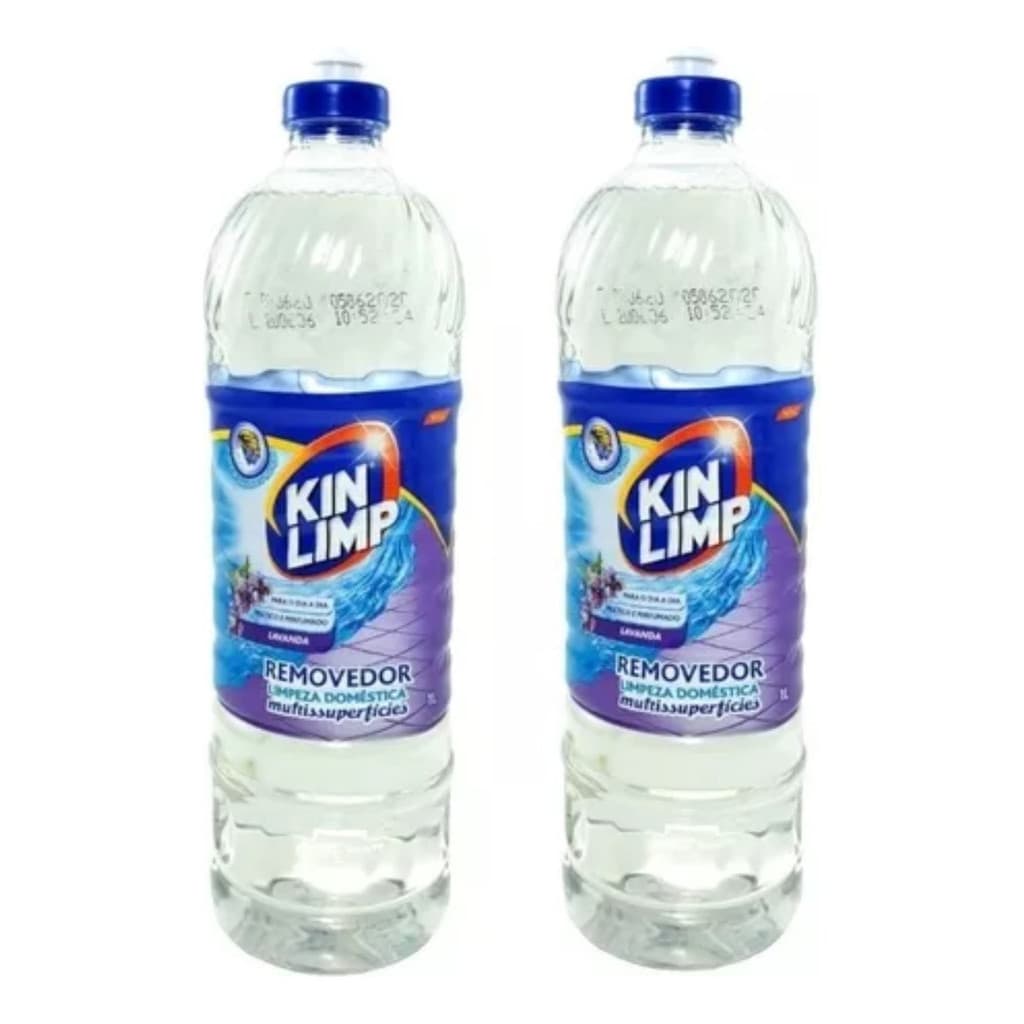Kit 2  Removedor Kin Limp Lavanda Multiuso Superfícies 1l