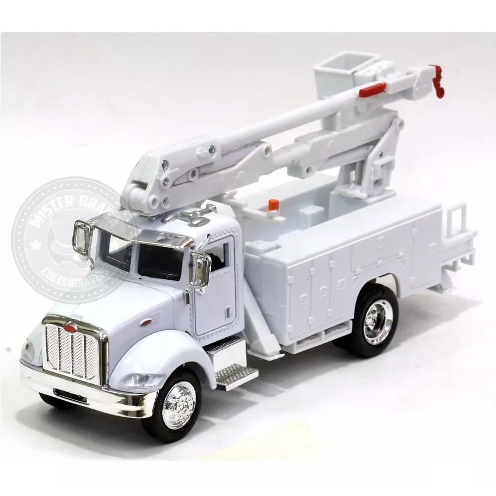 Miniatura Caminhão 4200 Manutenção Rede Elétrica Branco 1/43