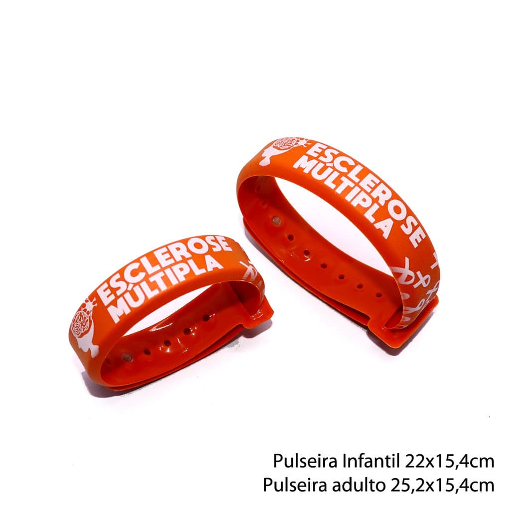 Pulseira Identificação Esclerose Múltipla - Ajustável