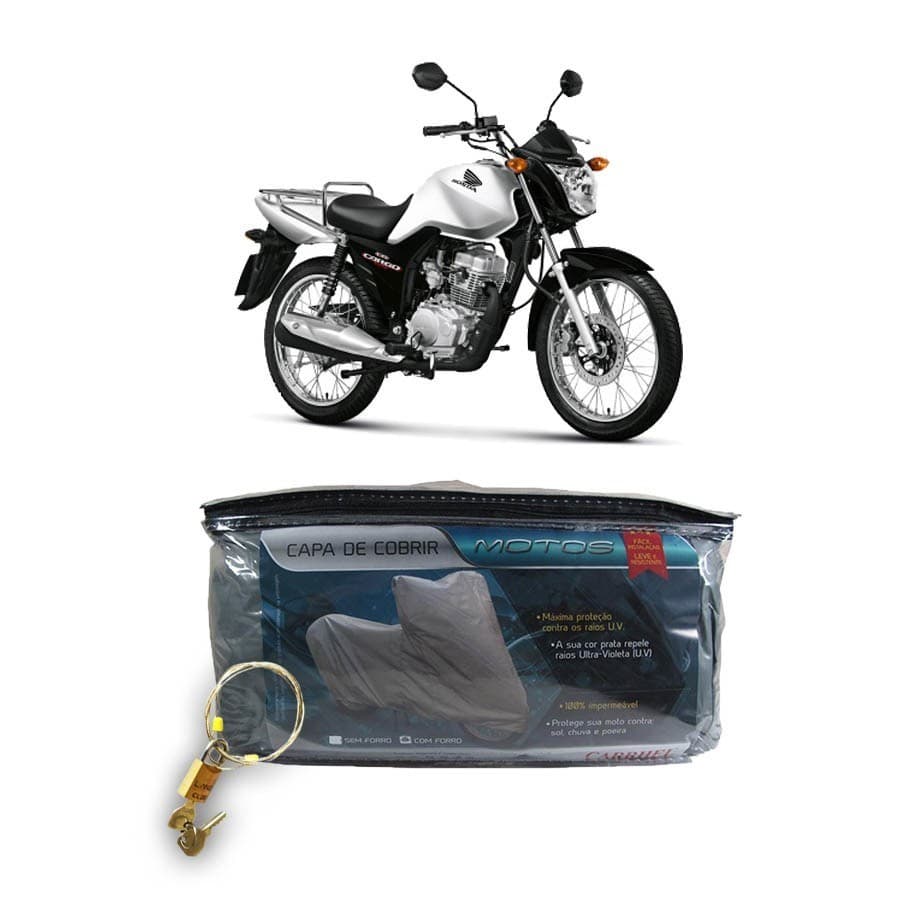 Capa com cadeado para cobrir HONDA CG 125 Cargo/Cargo KS P(204)