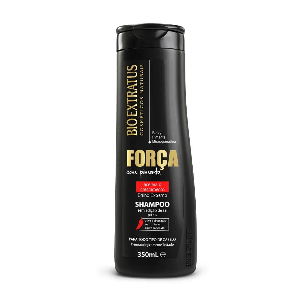 Shampoo Bio extratus Força com Pimenta 350mL