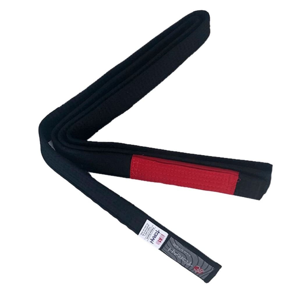 Faixa De Jiu Jitsu Preta Torah Master Adulto C/ Ponta