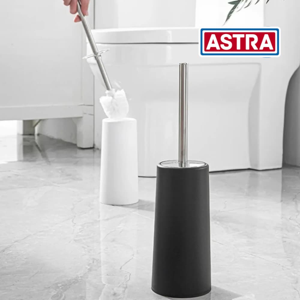 Escova Sanitária Astra Redonda Vaso Sanitário Suporte Banheiro
