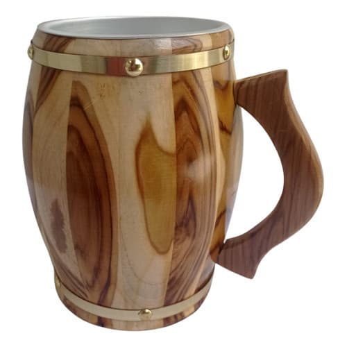 Caneca Térmica Madeira Teka 2000ml