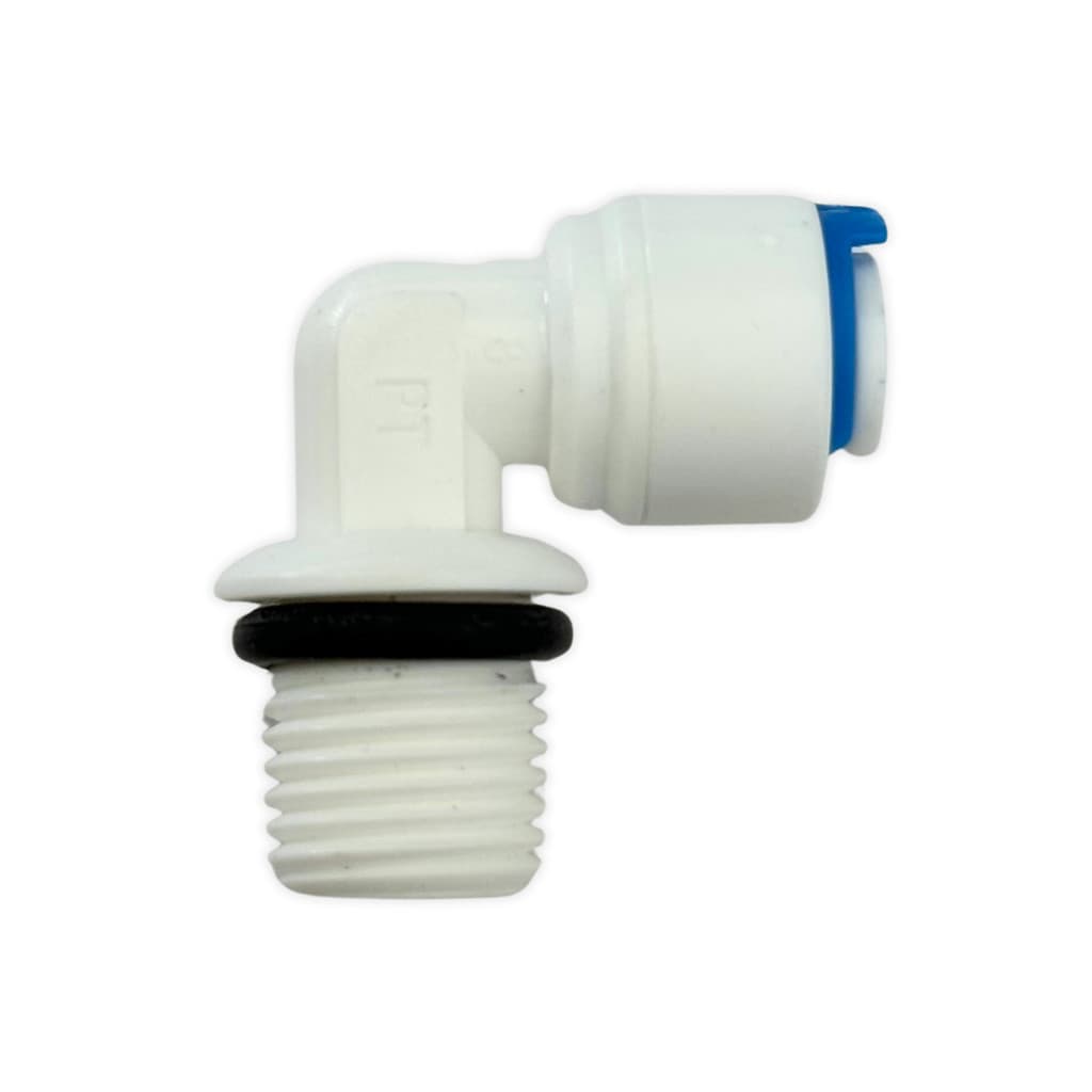 Cotovelo Conector de Engate Rápido para Filtro Mangueira 1/4" Joelho Conexão Conector