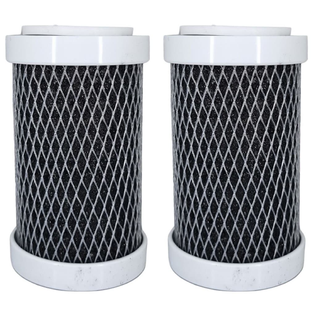 Kit 2 Refil Filtro Carbon Block Aquablock 5 Encaixe Aquaplus