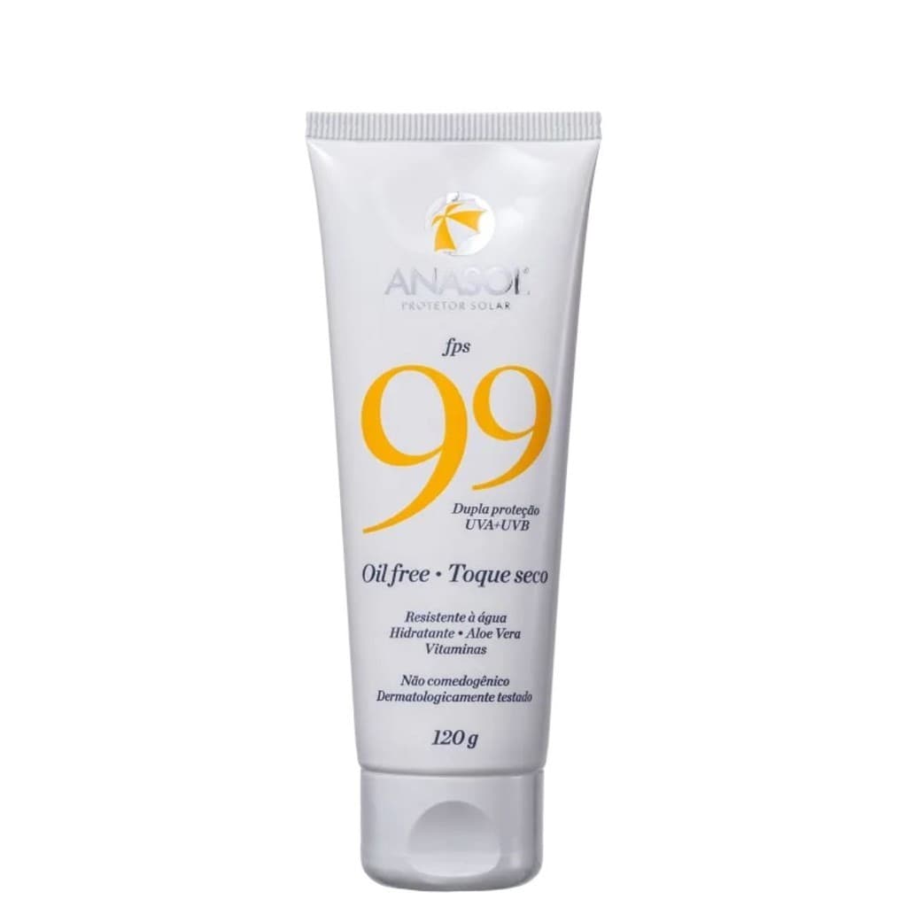 Anasol Protetor Corporal Loção Fps 99 120 gr Toque Seco Vegano