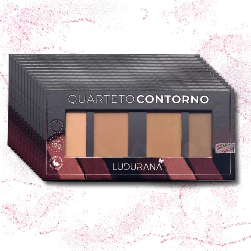 Box com 12 Unidades Quarteto de Contorno - Ludurana