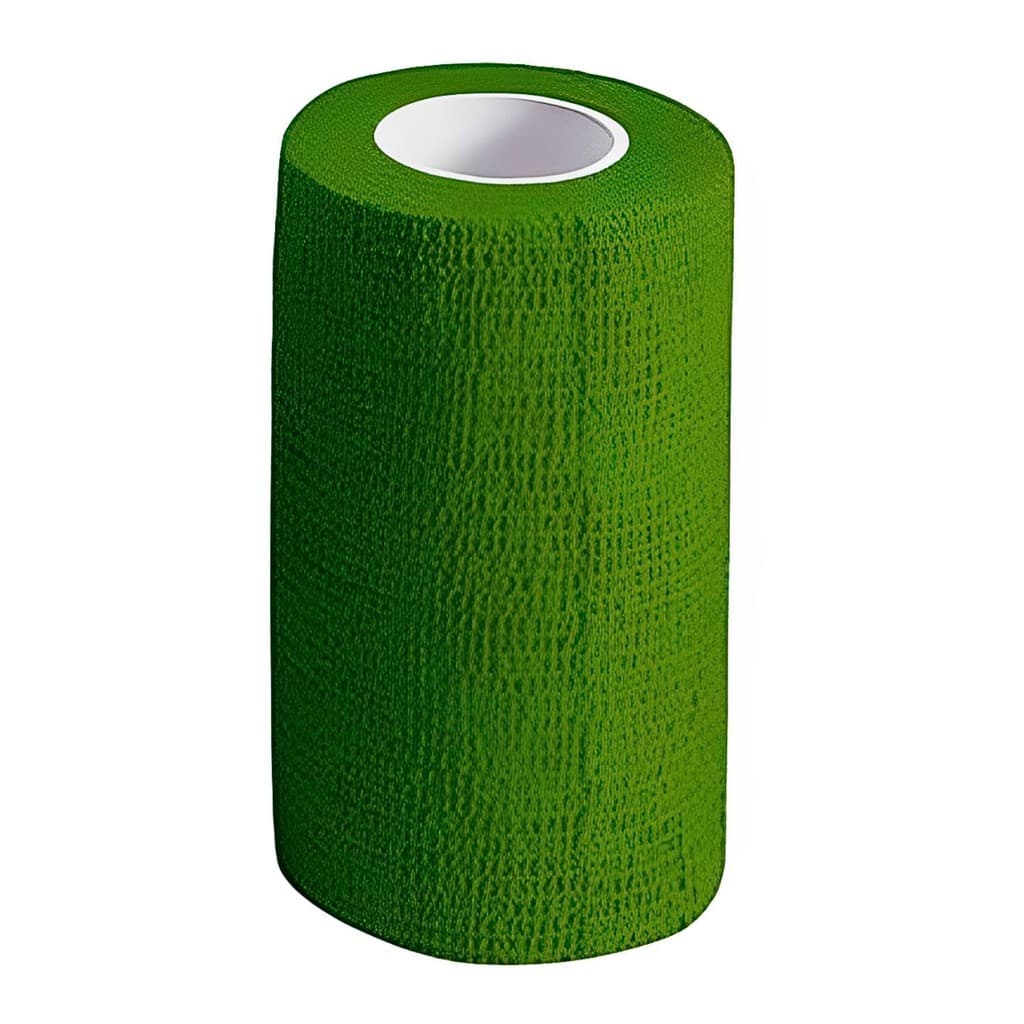 Bandagem 10cm x 4,5mt - Lisa Verde-Escuro