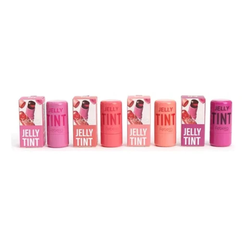 Jelly Tint 2 em 1 Lábios e Blush Lip + Blush - Febella