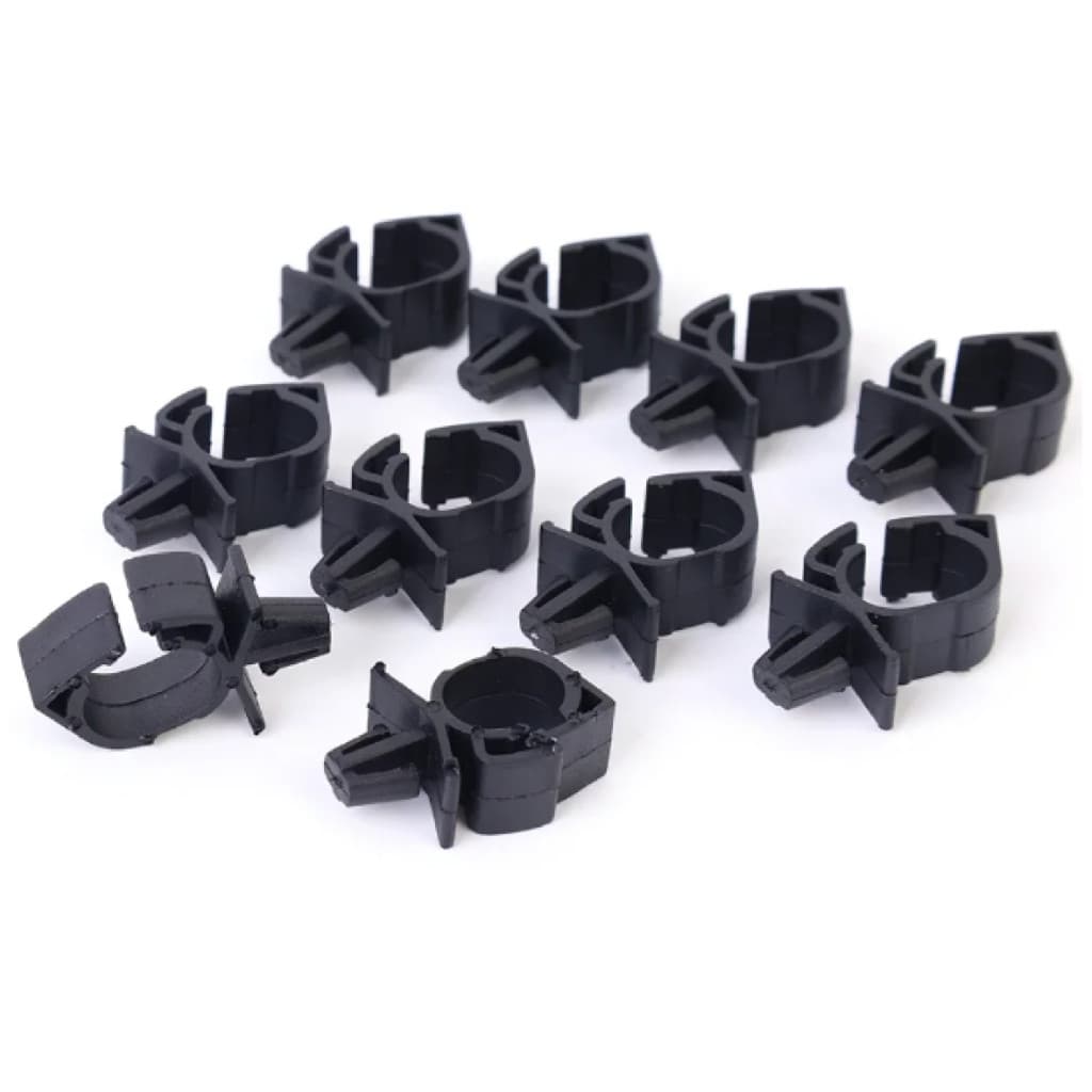 KIT 100 GRAMPOS PRESILHAS FIXAÇÃO FIAÇAO CHICOTES CARRO CAPO