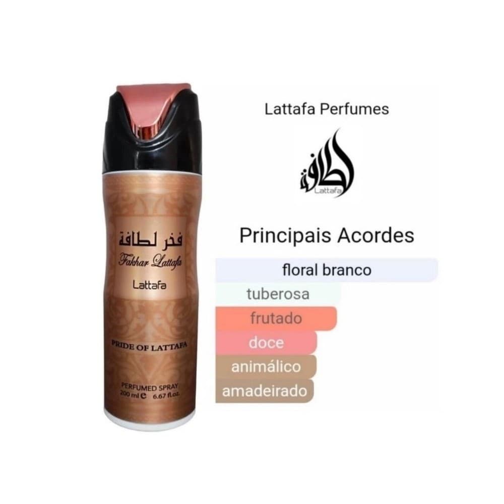 Perfume Spray Fakhar Rose de Lattafa 200ml feminino