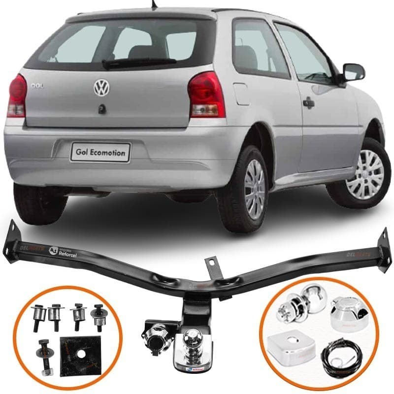 Engate Reboque Rabicho Gol G3 G4 Homologado Inmetro 500kg Produto de Qualidade