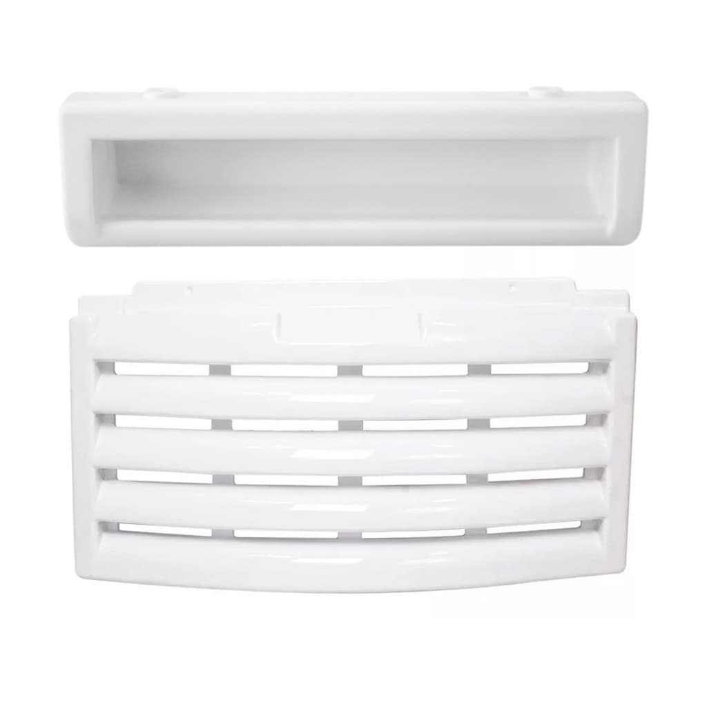 GRADE VENEZIANA METALFRIO E PUXADOR REFRIGERADOR METALFRIO PORTA CEGA BRANCO