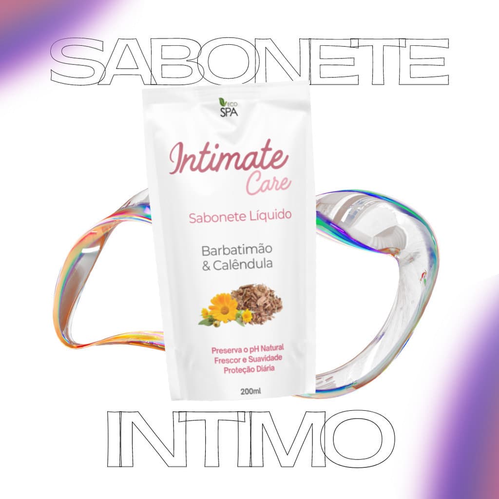 Sabonete Liquido Intimo Feminino, Barbatimão E Calêndula - Eco Spa