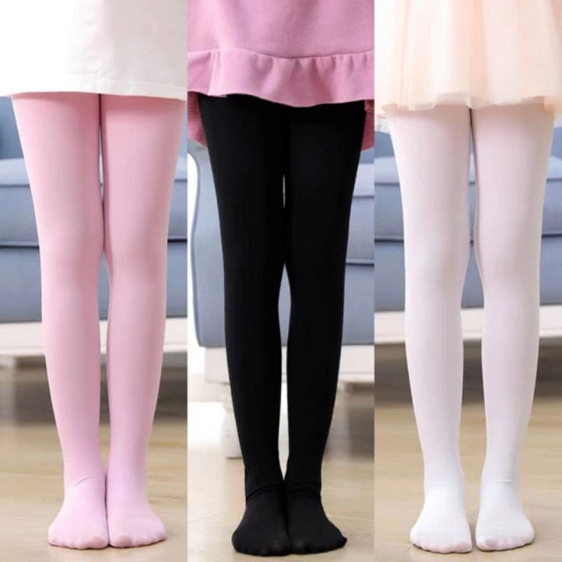 Kit 4 Pares Meia Calça Infantil Cores Preto e Branco e colorido e estanpa 1-12 ano