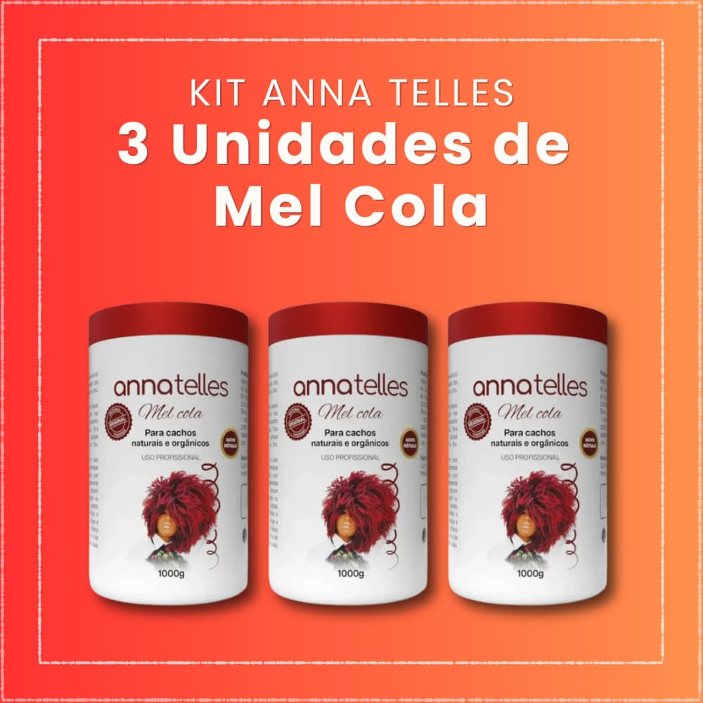 Kit 3 Und - Mel Cola 1kg Anna Telles