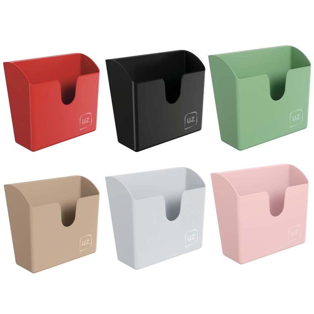 Porta Guardanapo Slim Quadrado Plástico P/ Mesa Cozinha Bar Várias Cores Envio Imediato