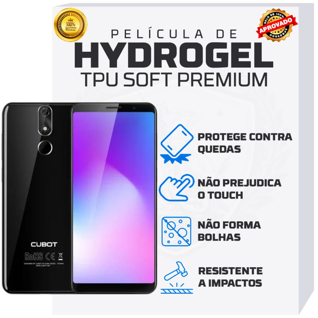 Pelicula para Celular Cubot De Hidrogel HD P/Todos Os Modelos