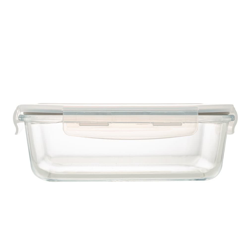 POTE HERMÉTICO DE VIDRO BOROSSILICATO COM TAMPA PLÁSTICA 640ML