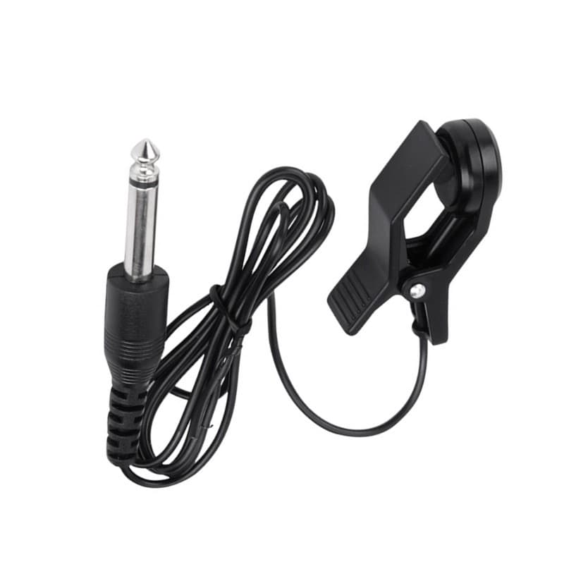 Li * Clip On Microfones Contato Captador Piezo Para Guitarra Ukuleles Violinos Peças