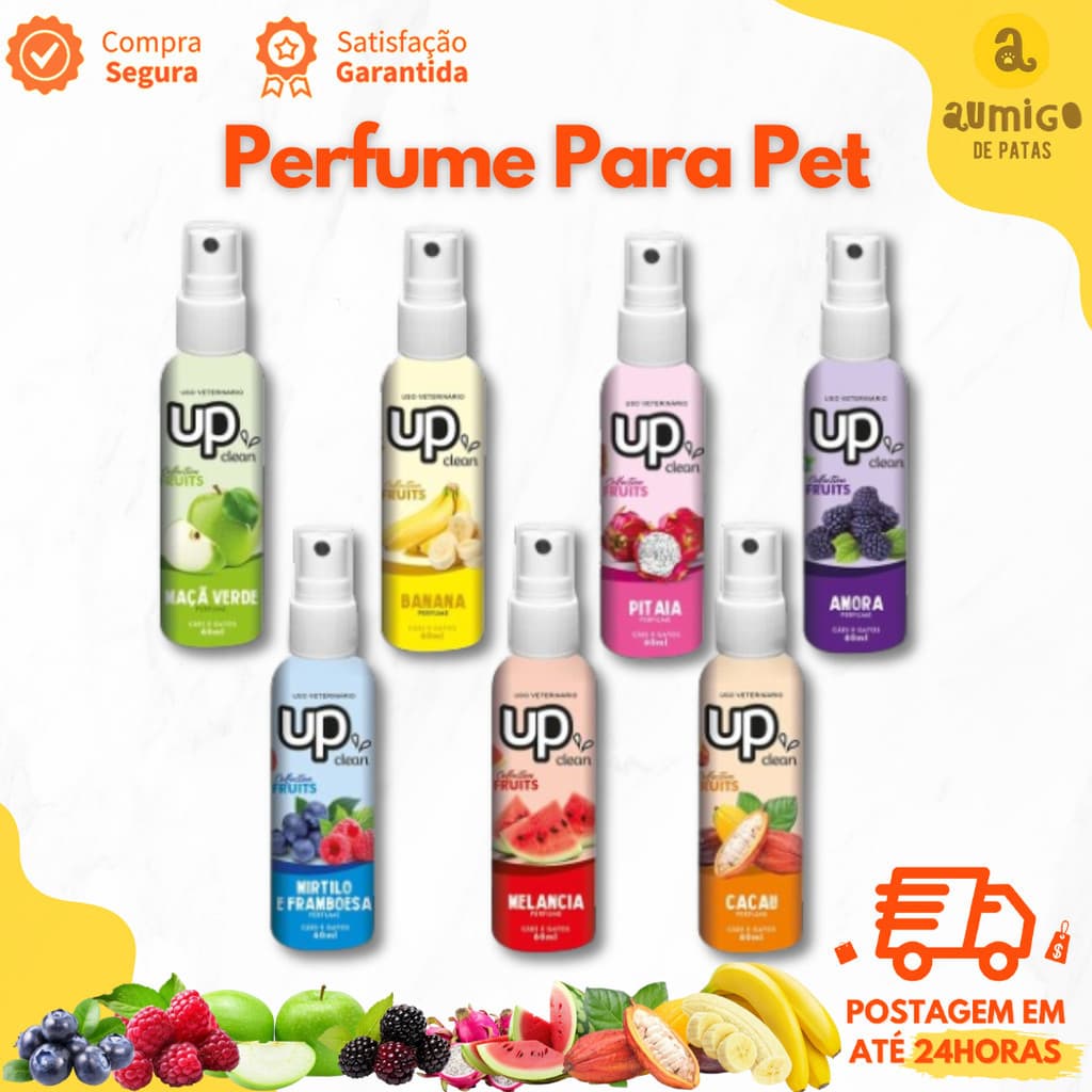 Perfume Pet - Colônia Pet -  Perfume Pet Profissional - Up Clean