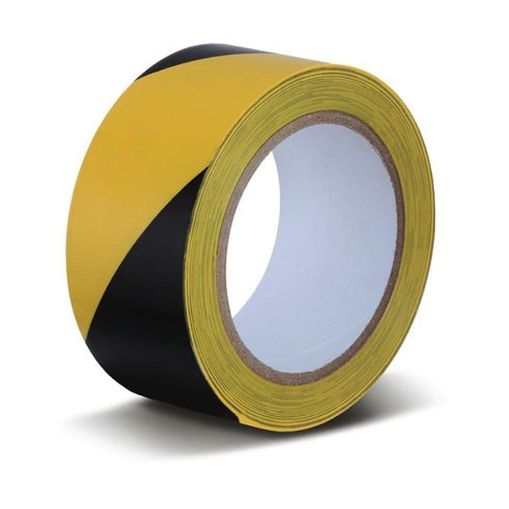 Fita demarcação de solo zebrada 50mmx30m Nastro