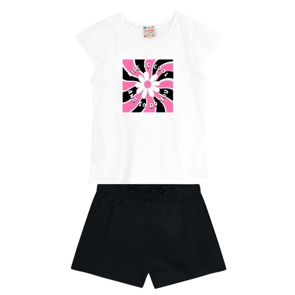 Conjunto feminina Infantil Brandili