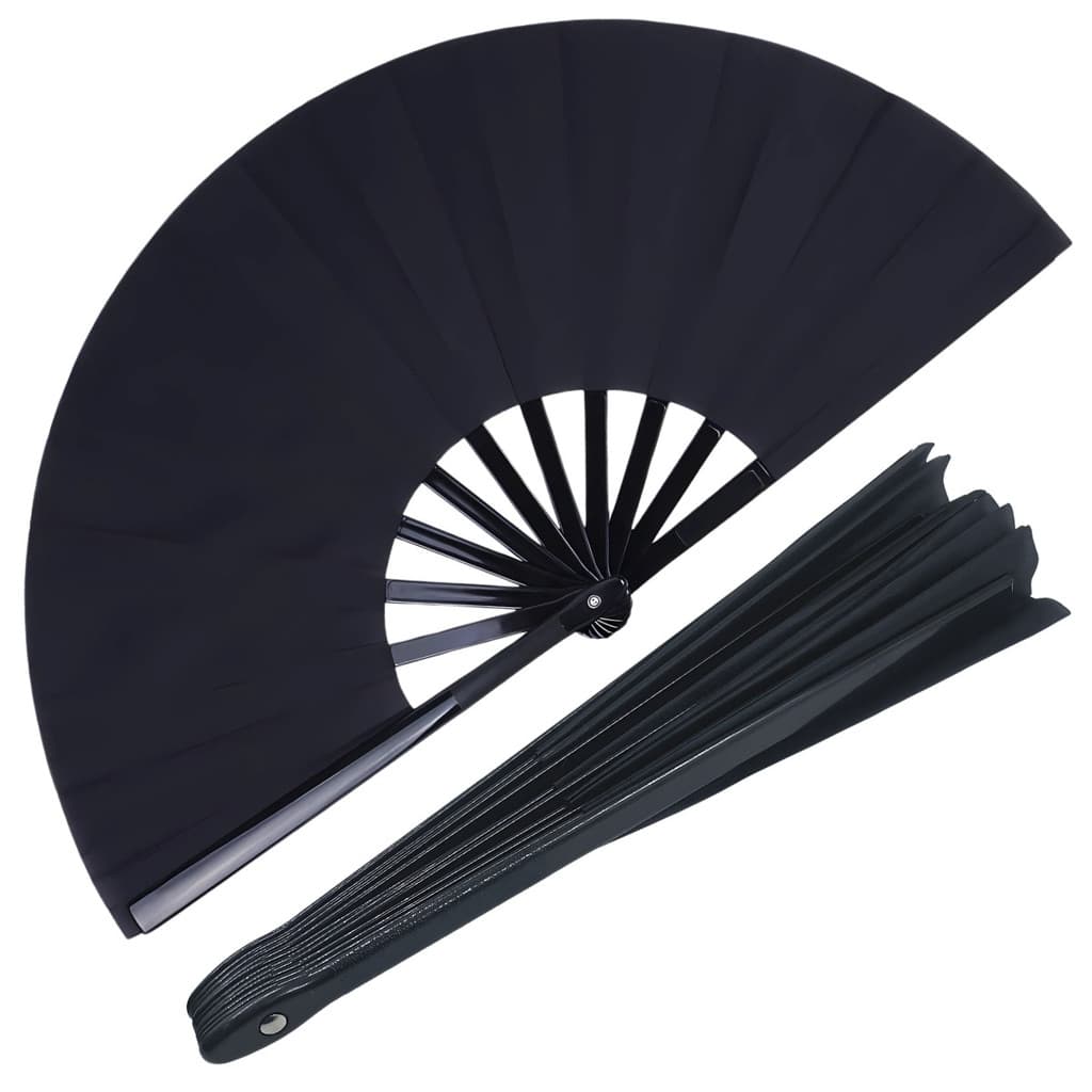 Leque Grande Liso Luxo Oriental Dança Fantasia