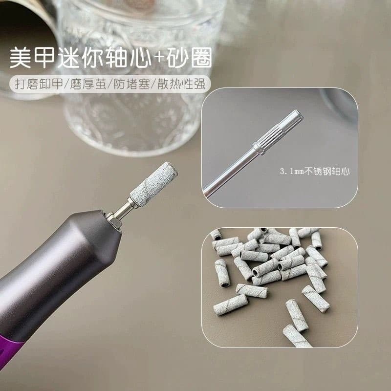 Kit 50 Refil Lixa Unha ZEM Profissional Alongamento Manicure Top Gel Motor Lixadeira Pronta Entrega