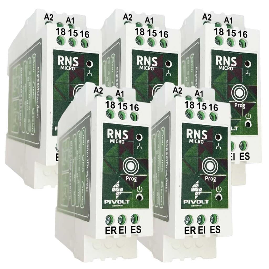 Kit 5 Relés De Nível Superior Micro Inteligente (RNS MICRO) Pivolt