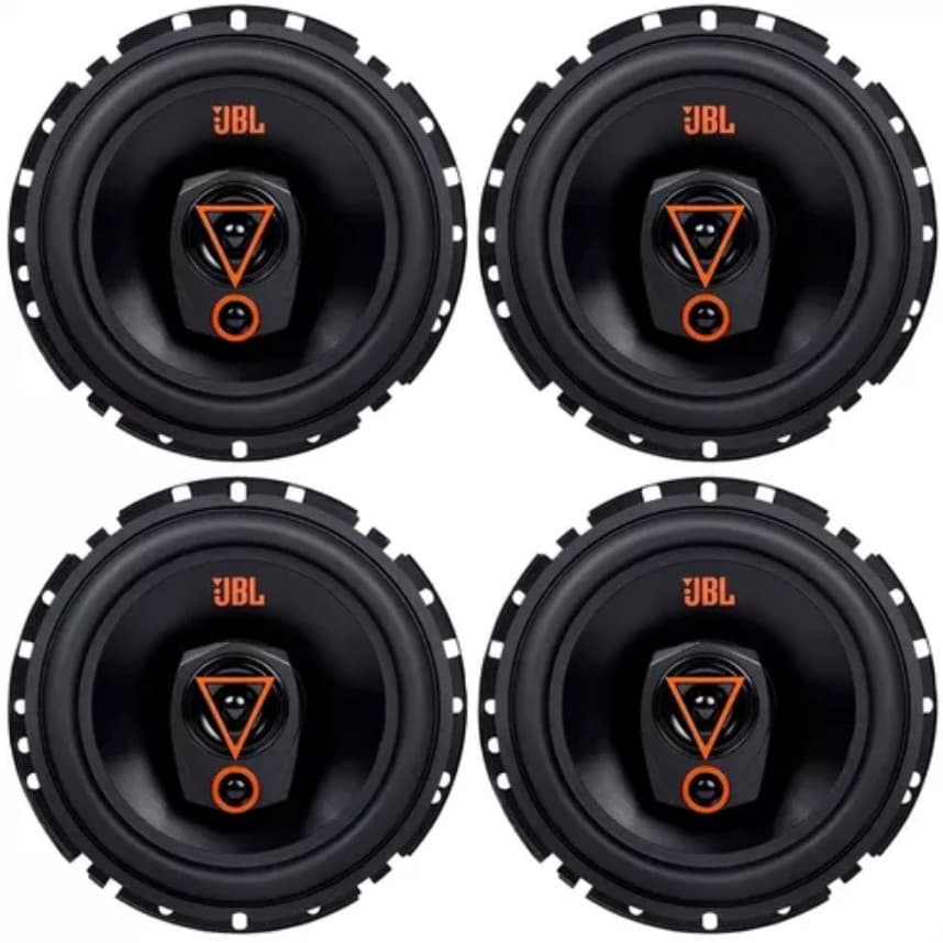 Kit 4 Falantes 6 Polegadas Jbl 6trms80 Triaxial 320w 4 Ohms Cada Alto falante 80w