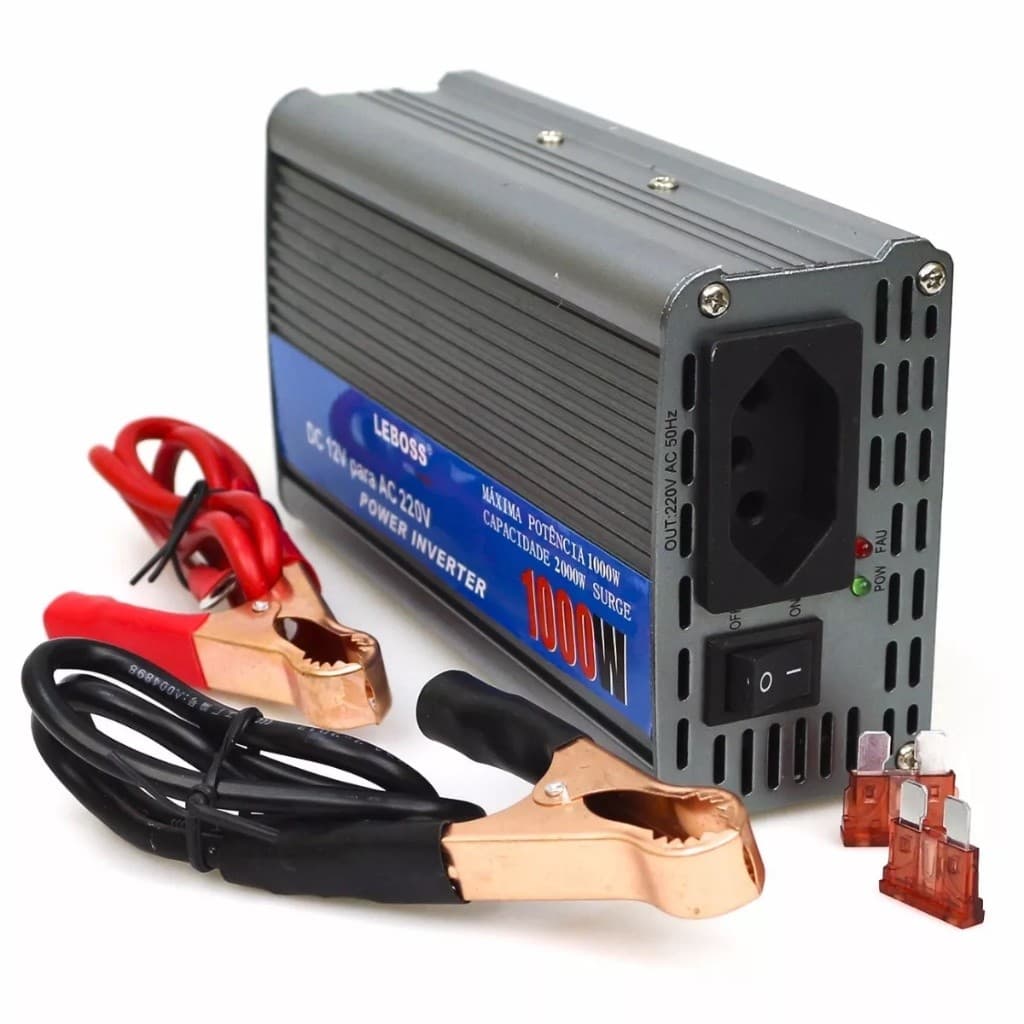 Inversor de Tensão 12V para 220V 1000W LeBoss LB-521A