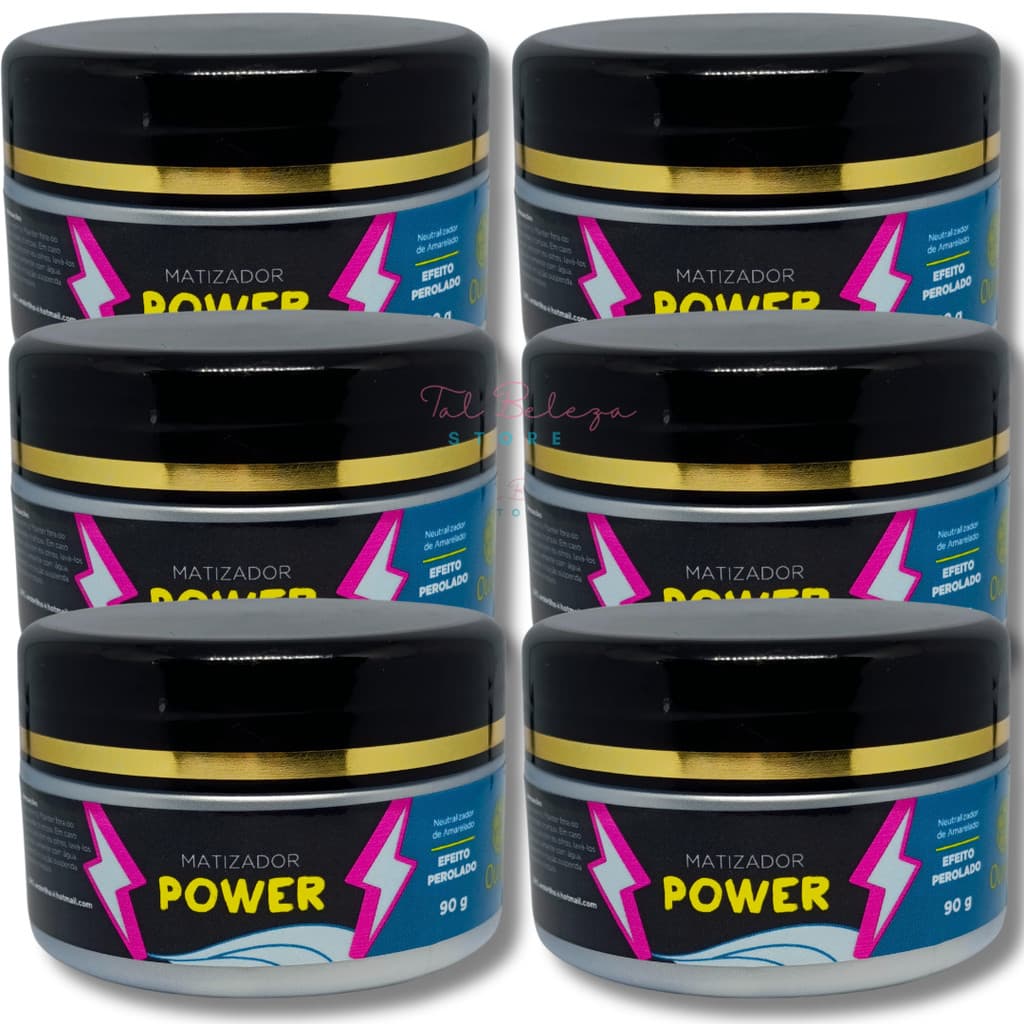 Matizador Power Perolado Ouran 90g Kit Com 06 unidades