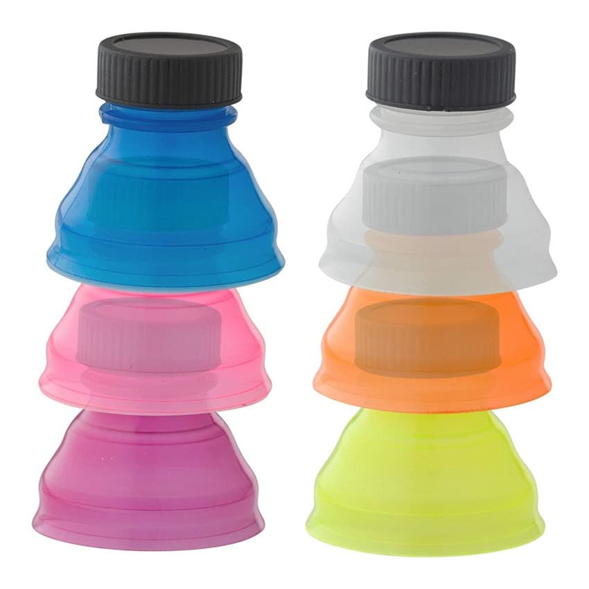 Tampas De Lata De Refrigerante , 6 Peças Tampa Reutilizável Flip Bottle Top Cover Protector Acessórios De Piquenique Gad