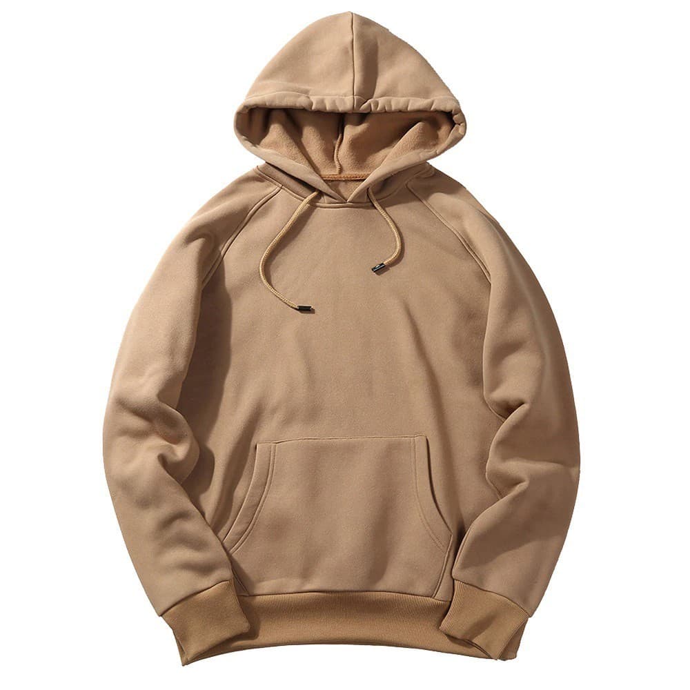 Moletom Liso Com Capuz e Sem Capuz Caunguru e Gola Careca Blusa de Frio Inverno Flanelado Casaco Alta Qualidade