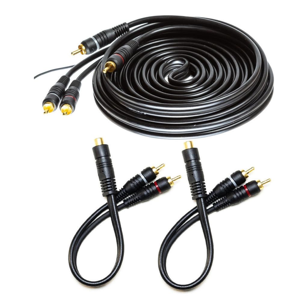 Cabo Rca 5 Metros + 2 Cabos Y 2 M + 1 F P/ Modulo Banh. Ouro