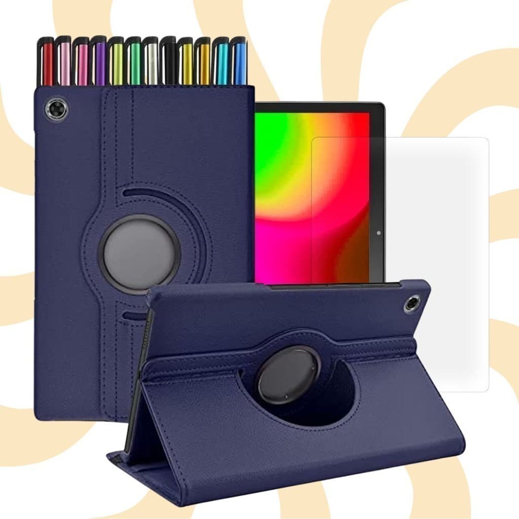 Capa Giratória+ Pelicula de Vidro + Caneta Touch Tablet Multilaser M10A Plus 10 Polegadas