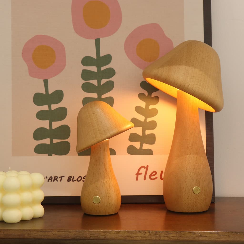 CZHLIFE Estudo Quarto Estética Luz Noturna Candeeiro De Mesa retro LED Moderno