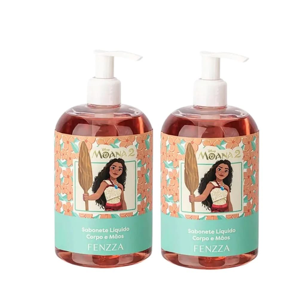 KIT C/2 SABONETE LIQUIDO MAOS E CORPO MOANA 2 500ML DIS060