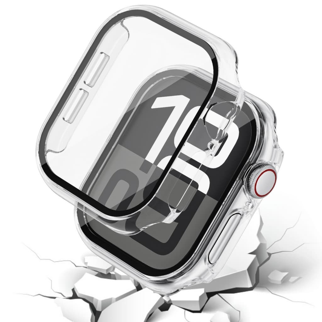Case Para Relogio Apple Watch Original serie 11 10 42mm 46mm Capa de PC e Película Protetora Temperada